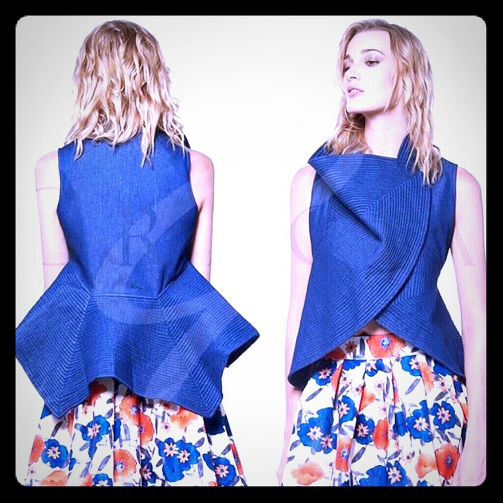 Gracia Dark Denim Vest
